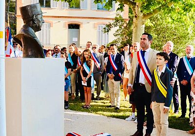 Inauguration de la stèle du Général de Gaulle, le 18 juin