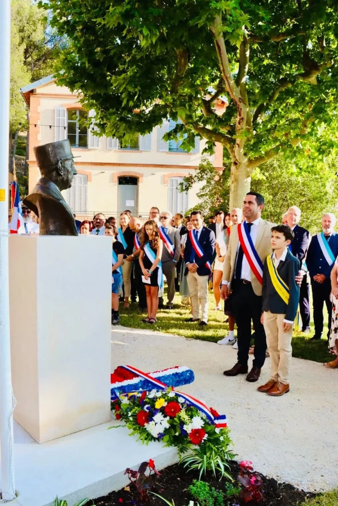 Inauguration de la stèle du Général de Gaulle, le 18 juin