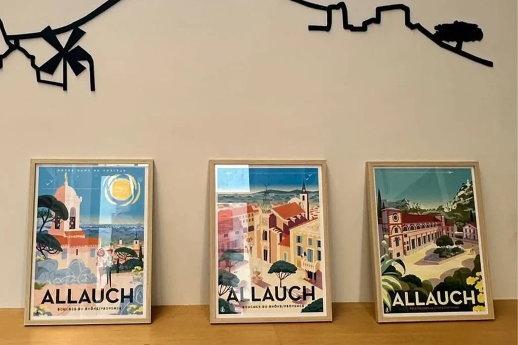 Les affiches signées Monsieur Z en vente à la Maison du Tourisme